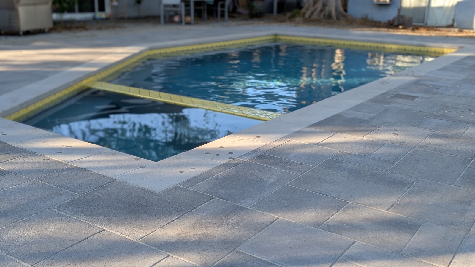 Compact Backyard Pool Renovation